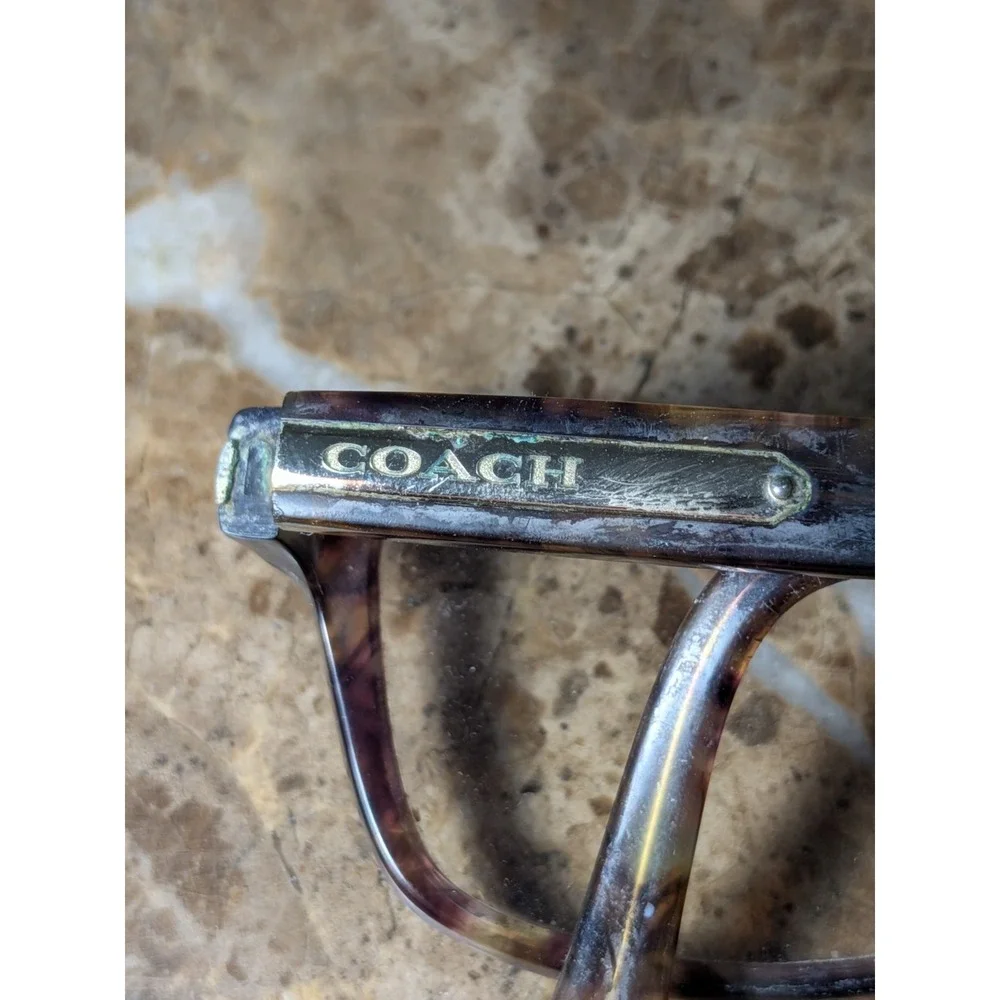 COACH HC6065 5287 Light Brown Confetti Tortoise 49mm Womens Eyeglasses